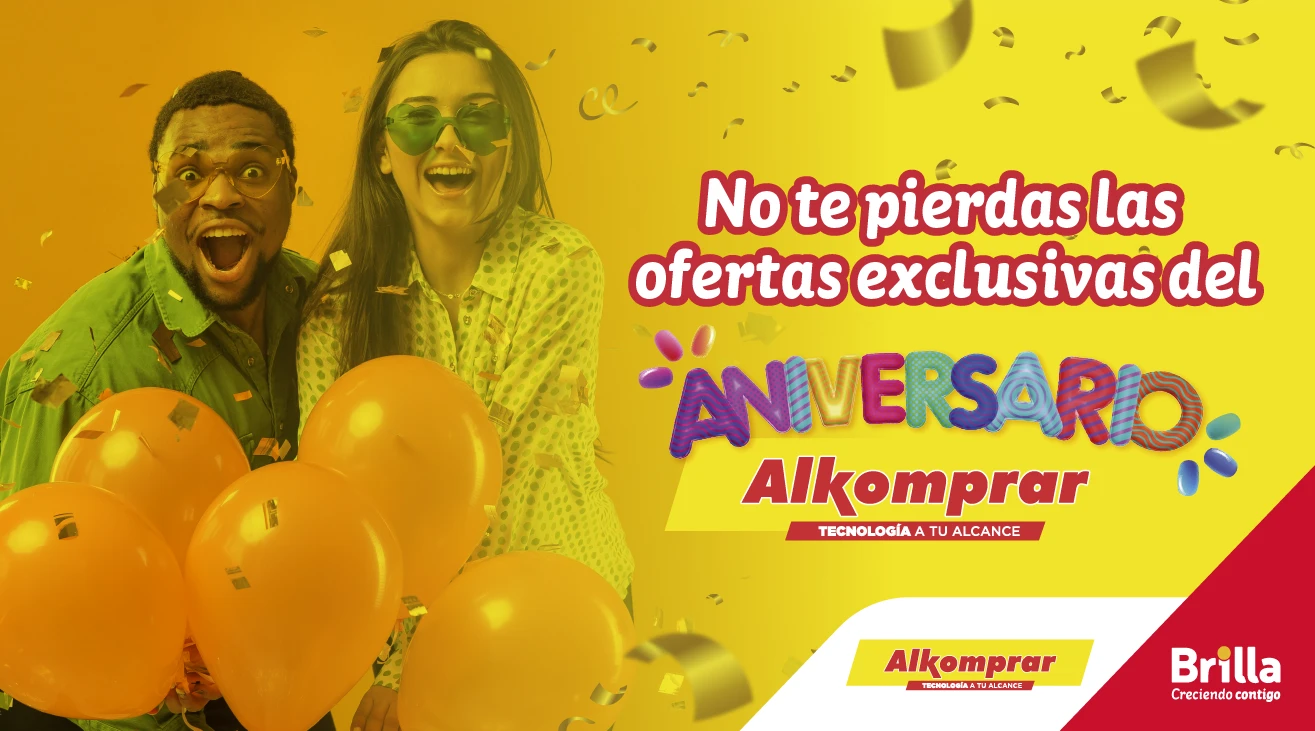 Descuentos en el aniversario Alkomprar y Brilla